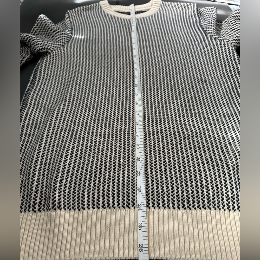 Paul James Cotton Fisherman Tuck Stitch sweater 100% Cotton Size Small - Picture 5 of 7